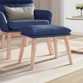 Blue fabric footrest 45x29.5x35 cm by vidaXL, Ottomans - Ref: Foro24-341428, Price: 35,99 €, Discount: %