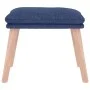 Blue fabric footrest 45x29.5x35 cm by vidaXL, Ottomans - Ref: Foro24-341428, Price: 35,99 €, Discount: %