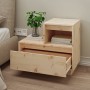 Mesitas de noche 2 uds madera maciza de pino 60x34x51 cm de , Mesitas de noche - Ref: Foro24-814375, Precio: 103,27 €, Descue...