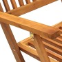 Comedor de jardín plegable 7 piezas de madera maciza de acacia