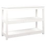 Mesa consola de madera maciza de pino blanco 110x40x74 cm | Foro24.es | Tu tienda online para hogar, jardín y más Foro24.es