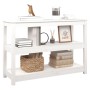 Mesa consola de madera maciza de pino blanco 110x40x74 cm | Foro24.es | Tu tienda online para hogar, jardín y más Foro24.es