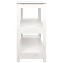 Mesa consola de madera maciza de pino blanco 110x40x74 cm | Foro24.es | Tu tienda online para hogar, jardín y más Foro24.es