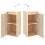 Muebles para TV 2 piezas madera maciza de pino
