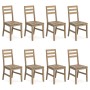 Sillas de comedor 8 unidades madera maciza de acacia de , Sillas de comedor - Ref: Foro24-3106440, Precio: 649,24 €