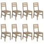 Sillas de comedor 8 unidades madera maciza de acacia de , Sillas de comedor - Ref: Foro24-3106440, Precio: 649,24 €