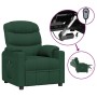 Sillón reclinable eléctrico tela verde oscuro de , Sillones - Ref: Foro24-3143497, Precio: 224,03 €