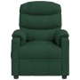 Sillón reclinable eléctrico tela verde oscuro de , Sillones - Ref: Foro24-3143497, Precio: 224,03 €