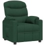 Sillón reclinable de tela verde oscuro de , Sillones - Ref: Foro24-348076, Precio: 184,23 €