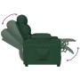 Sillón reclinable de tela verde oscuro de , Sillones - Ref: Foro24-348076, Precio: 184,23 €