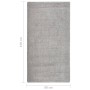Light gray non-slip furry carpet 80x150 cm by vidaXL, Rugs - Ref: Foro24-340382, Price: 39,55 €, Discount: %