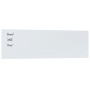 Pizarra magnética de pared vidrio templado blanco 100x30 cm | Foro24.es | Tu tienda online para hogar, jardín y más Foro24.es