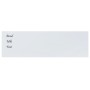 Pizarra magnética de pared vidrio templado blanco 100x30 cm | Foro24.es | Tu tienda online para hogar, jardín y más Foro24.es