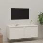 Wall cabinets 2 pcs solid white pine wood 45x30x35 cm by vidaXL, Shelves and shelves - Ref: Foro24-813438, Price: 67,66 €, Di...