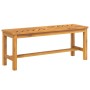 Banco de jardín madera maciza de acacia 110 cm | Foro24.es | Tu tienda online para hogar, jardín y más Foro24.es