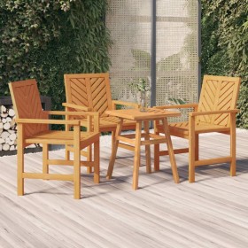 Sillas de comedor para jardín 3 uds madera maciza acacia de , Sillas de jardín - Ref: Foro24-362228, Precio: 229,46 €