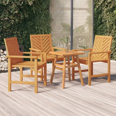 Sillas de comedor para jardín 3 uds madera maciza acacia de , Sillas de jardín - Ref: Foro24-362228, Precio: 229,46 €