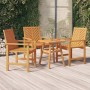 Sillas de comedor para jardín 3 uds madera maciza acacia de , Sillas de jardín - Ref: Foro24-362228, Precio: 229,46 €