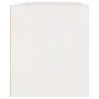 Armarios de pared 2 uds madera maciza pino blanco 45x30x35 cm de vidaXL, Estantes y estanterías - Ref: Foro24-813438, Precio:...