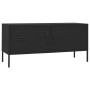 Mueble para TV de acero negro 105x35x50 cm | Foro24.es | Tu tienda online para hogar, jardín y más Foro24.es