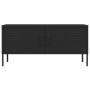 Mueble para TV de acero negro 105x35x50 cm | Foro24.es | Tu tienda online para hogar, jardín y más Foro24.es