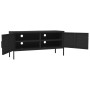 Mueble para TV de acero negro 105x35x50 cm | Foro24.es | Tu tienda online para hogar, jardín y más Foro24.es