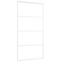Schiebetür aus ESG-Glas und weißem Aluminium, 102,5 x 205 cm von vidaXL, Türen für zu Hause - Ref: Foro24-151664, Preis: 179,...