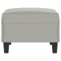 Reposapiés tela de microfibra gris claro 70x55x41 cm | Foro24.es | Tu tienda online para hogar, jardín y más Foro24.es