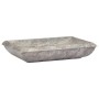 Lavabo gris mármol 50x35x10 cm de , Lavabos - Ref: Foro24-149164, Precio: 140,41 €, Descuento: %