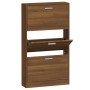 Mueble zapatero madera contrachapada marrón roble 59x17x108 cm | Foro24.es | Tu tienda online para hogar, jardín y más Foro24.es