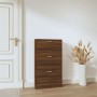 Mueble zapatero madera contrachapada marrón roble 59x17x108 cm | Foro24.es | Tu tienda online para hogar, jardín y más Foro24.es