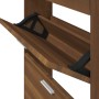Mueble zapatero madera contrachapada marrón roble 59x17x108 cm | Foro24.es | Tu tienda online para hogar, jardín y más Foro24.es