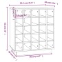 Botellero de madera maciza de pino blanco 55,5x34x61 cm | Foro24.es | Tu tienda online para hogar, jardín y más Foro24.es