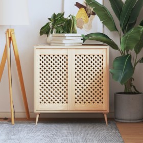 Puertas de armario entramado 2 uds madera pino 39,5x69 cm