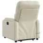 Sillón de masaje elevable eléctrico cuero sintético crema de , Sillones - Ref: Foro24-3204794, Precio: 327,16 €