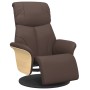 Sillón reclinable con reposapiés cuero sintético marrón | Foro24.es | Tu tienda online para hogar, jardín y más Foro24.es