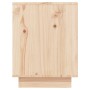 Armario zapatero de madera maciza de pino 110x34x45 cm