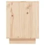 Solid pine wood shoe cabinet 110x34x45 cm by vidaXL, Shoe racks and shoe organizers - Ref: Foro24-813540, Price: 70,68 €, Dis...