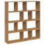 Estantería madera de ingeniería roble artisian 132x29x141,5 cm de , Librerías y estanterías - Ref: Foro24-3310315, Precio: 13...