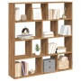 Estantería madera de ingeniería roble artisian 132x29x141,5 cm de , Librerías y estanterías - Ref: Foro24-3310315, Precio: 13...