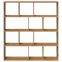 Estantería madera de ingeniería roble artisian 132x29x141,5 cm de , Librerías y estanterías - Ref: Foro24-3310315, Precio: 13...