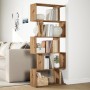 Librería divisora 5 niveles madera roble artisan 70x24x161 cm | Foro24.es | Tu tienda online para hogar, jardín y más Foro24.es