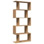Librería divisora 5 niveles madera roble artisan 70x24x161 cm | Foro24.es | Tu tienda online para hogar, jardín y más Foro24.es