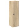 Mueble de baño con portarrollos roble Sonoma 20,5x22x72 cm