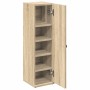 Mueble de baño con portarrollos roble Sonoma 20,5x22x72 cm