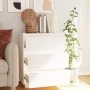Aparador de madera maciza de pino blanco 60x34x75 cm de vidaXL, Aparadores - Ref: Foro24-813361, Precio: 88,85 €, Descuento: %