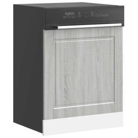 Panel para lavavajillas Porto madera contrachapada gris sonoma de , Armarios de cocina - Ref: Foro24-854143, Precio: 41,10 €