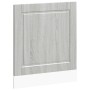 Panel para lavavajillas Porto madera contrachapada gris sonoma