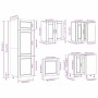 Mueble cocina Porto blanco brillo 14 pzas madera contrachapada