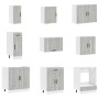 Mueble cocina Lucca sonoma gris 14 pzas madera contrachapada de , Armarios de cocina - Ref: Foro24-3314987, Precio: 1,00 €, D...